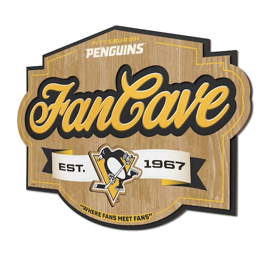 NHL Fan Cave Sign